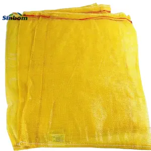 Agriculture biodegradable pouch PP reusable onion potato mesh produce draw string bags