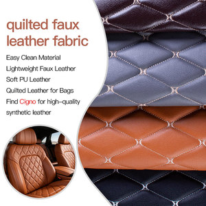 Cuir Rembourré en Mousse <span class=keywords><strong>Éponge</strong></span> pour Siège de Voiture, <span class=keywords><strong>Tissu</strong></span> de Sol Capitonnage Losange en PVC, Cuir de Tapisserie Automobile - Product Image 1