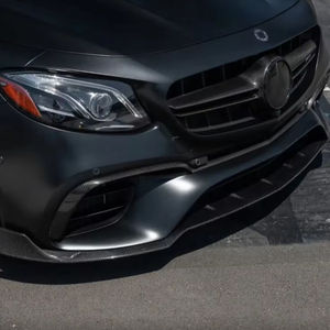 Séparateur de lèvre de pare-chocs avant en Fiber de carbone Style BB et becquet avant modifié pour <span class=keywords><strong>Mercedes</strong></span> Benz W213 E63 pré Lci S AMG - Product Image 2