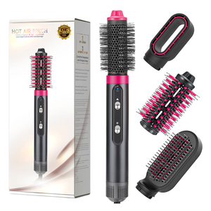 Air Hair Stylers Brosses volumisantes Boucleur à ions négatifs Souffleur de cheveux sans <span class=keywords><strong>brosse</strong></span> Salon Séchoirs à air chaud Métal électrique 5 en 1 - Product Image 2