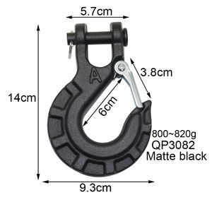 <span class=keywords><strong>Crochet</strong></span> de treuil en aluminium pour remorque de sauvetage de voiture Treuil d'<span class=keywords><strong>attelage</strong></span> de tracteur électrique avec outils d'entretien automobile pratiques - Product Image 4