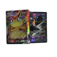 Version Française de 100 Cartes pour Jeu de Cartes à Collectionner Pokémon TCG V Vmax Étincelant Imprimé sur Papier