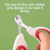 Coupe-ongles et ciseaux portables professionnels pour petits chiens et chats - Acier inoxydable écologique