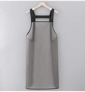 Tablier en TPU translucide en gros, imperméable à l'eau et à l'huile, vêtements de travail spéciaux pour la restauration, mode féminine, tablier sans lavage - Product Image 4