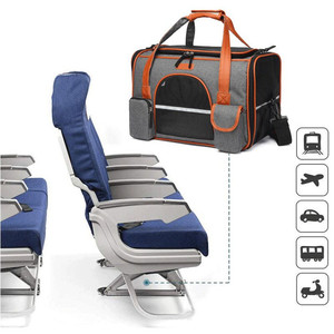 Sac de transport pour animaux de compagnie, approuvé par les compagnies aériennes, confortable, souple et de qualité supérieure, pour chien et chat, portable - Product Image 6