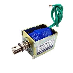 Dc12v/24v 50n Push & pull Type Solénoïde <span class=keywords><strong>Aimant</strong></span> Électrique Tau-1250t 1250 0-12mm Cadre Ouvert Électroaimant Linéaire Solénoïde - Product Image 5