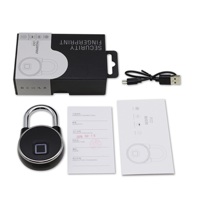 Candado Con Huella numérique étanche IP66 bonne qualité serrure à bagages ronde électronique intelligente batterie de veille cadenas à empreintes digitales