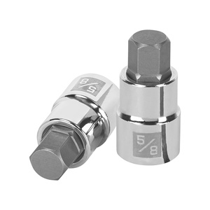 Truper D-1241-5/8 impatto presa Set 1/2 'Drive finitura cromata materiale CRV quadrato Torx caratteristiche per le riparazioni da DIY personalizzazione OEM - Product Image 1