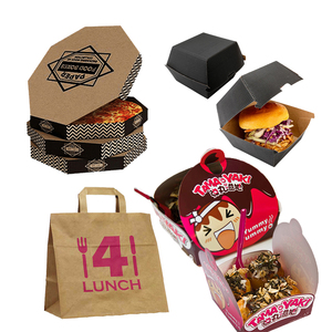 Custom personalized design pizza 10 12 14 18 24 inch italy black octagon hexagon corrugated paper takoyaki pizza box