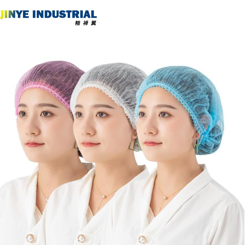 Пластиковая Поставка одноразовые нетканые операционные медсестры Bouffant-Caps