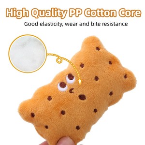 Nuevo Juguete Interactivo de Peluche para Gatos, Lindos Juguetes con Forma de Galleta con Catnip, Juguete Masticable para Mascotas en Oferta - Product Image 4