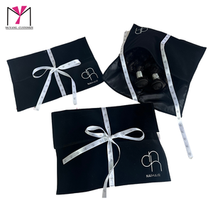 Bolsa de Terciopelo de Lujo MUYANG, Bolsa Cosmética Biodegradable de Poliéster con Cinta Personalizable para Perfume, Lápiz Labial y Crema para Ojos - Product Image 5