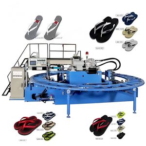 Moteur de fabrication de chaussures d'occasion pour semelles de chaussures et sandales en PVC/TPU/TPR/EVA/caoutchouc, pour postes de travail 20/24, pour hommes, femmes et enfants - Product Image 1