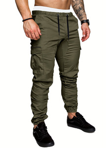 Nuovi <span class=keywords><strong>Pantaloni</strong></span> Cargo da Uomo alla Moda <span class=keywords><strong>con</strong></span> Coulisse per Sport all'Aperto, Jogging, <span class=keywords><strong>con</strong></span> Tasche Laterali, <span class=keywords><strong>Pantaloni</strong></span> da Tuta all'Ingrosso - Product Image 5