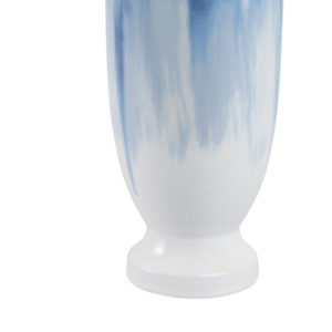 Vaso Decorativo Moderno in Ceramica Bicolore Blu e Bianco con Coperchio per Soggiorno, Camera da Letto e Cucina - Product Image 5