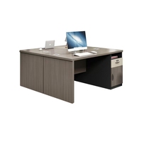 Escritorio Ejecutivo Moderno de Madera para Computadora, Muebles de Oficina con Cajones, Diseño Ecológico y Duradero para Oficina en Casa y Uso Escolar