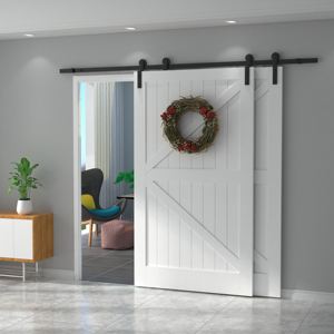 Portes <span class=keywords><strong>de</strong></span> <span class=keywords><strong>grange</strong></span> intérieures robustes et robustes <span class=keywords><strong>de</strong></span> style moderne, glissières suspendues <span class=keywords><strong>sur</strong></span> <span class=keywords><strong>rail</strong></span>, kits <span class=keywords><strong>de</strong></span> systèmes <span class=keywords><strong>de</strong></span> quincaillerie pour portes coulissantes à <span class=keywords><strong>rail</strong></span> unique - Product Image 2