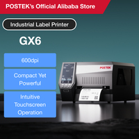 Impresora de Etiquetas POSTEK Serie GX de Alta Resolución 600Dpi, Impresora de Transferencia Térmica de Códigos de Barras Semi-Industrial, CE/FCC