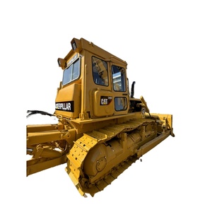 รถดันดิน Caterpillar D6D มือสอง พร้อมใบมีดขนาด 3.3 ลูกบาศก์เมตร รถดันดินแบบตีนตะขาบมือสอง พร้อมใบมีดและราง คุณภาพสูง มีสินค้าในสต็อก - Product Image 1