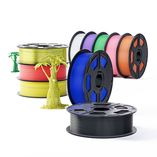 Premium PETG 3D Printer Filament 1kg 1.75mm Black Matte Silk Plastic PLA Filament for FDM 3D Printing Machine
