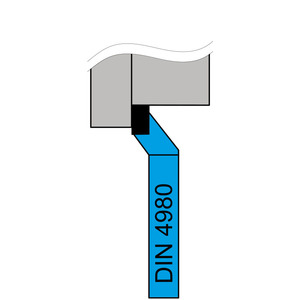 Herramienta de soldadura Fervi para refrentar piezas de 90 mm de longitud y 10 mm de ancho, estándar DIN 4980 - Product Image 1