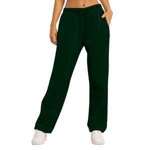 <span class=keywords><strong>Pantalon</strong></span> de survêtement pour <span class=keywords><strong>femme</strong></span> avec cordon de serrage Sportswear <span class=keywords><strong>Pantalon</strong></span> de survêtement à jambe droite Taille moyenne <span class=keywords><strong>Pantalon</strong></span> de survêtement décontracté ample pour l'été - Product Image 2