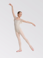 Costume de danse lyrique en dentelle blanche douce à deux pièces, haut court en crème banane riche de qualité supérieure, style boutique de scène