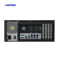 Boîtier PC industriel mural pour ordinateur de contrôle, 2 ports LAN, 8 ports USB, 6 ports COM, 4 emplacements d'extension pleine hauteur, boîtier métallique IPC 6031