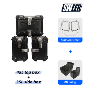Accessoires de moto modifiés Support de boîte latérale pour <span class=keywords><strong>Kawasaki</strong></span> <span class=keywords><strong>Versys</strong></span> <span class=keywords><strong>X300</strong></span> Accessoires - Product Image 4