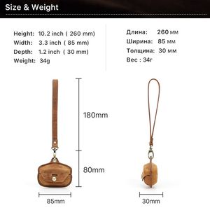 Étui en cuir avec dragonne pour écouteurs sans fil <span class=keywords><strong>Sony</strong></span> <span class=keywords><strong>WF</strong></span>-<span class=keywords><strong>1000XM4</strong></span> (Emballage personnalisé avec logo accepté) - Product Image 2