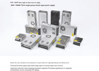 Fuente de Alimentación Conmutada Industrial de CA a CC de 100-250 VCA a 24 VCC, 1-40 A, 50 W-800 W, 92% de Eficiencia