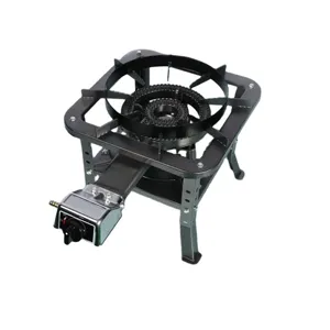 High pressure outdoor LPG cast iron commercial burner gas stove