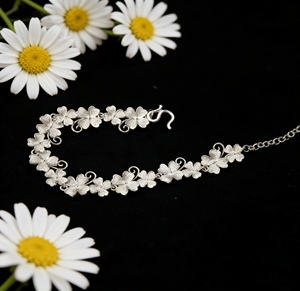 Bracelet papillon fait main au design ethnique original - Bracelet cadeau unisexe en argent sterling - Product Image 3