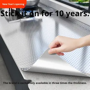 <span class=keywords><strong>Papel</strong></span> tapiz autoadhesivo ignífugo de alta temperatura <span class=keywords><strong>para</strong></span> gabinetes de <span class=keywords><strong>cocina</strong></span>-Adhesivo de lámina de estaño resistente a la humedad a prueba de aceite - Product Image 2