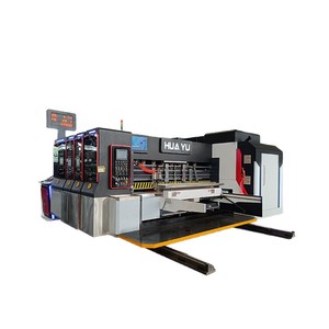Machine d'impression de cartons Huayu Machinery Equipment 1200x2400 entièrement automatique avec fonction de rainurage et de découpe pour boîtes en carton - Product Image 2