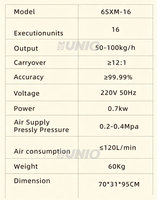 Trieuse optique intelligente de haute précision 6SXM-16 pour grains de café, idéale pour les petites usines de traitement du café