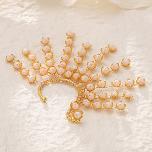 Moda sin perforación oreja brazalete joyería hecha a mano elegante oreja Clips adorno elegante mujer oreja abrazadera joyería - Product Image 4