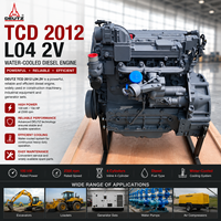 SCDC DEUTZ TCD 2012 L04 2V 100kW 134PS 2300U/min 4-Zylinder Wassergekühlter Turbodieselmotor für Baumaschinen