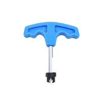 Outil d'ouverture de trou pour tuyaux rigides 16/20/25 mm, perforateur de dérivation pour tuyaux PE, perceuse manuelle pour irrigation agricole en bleu/argent/noir