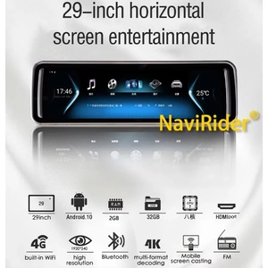 จอภาพติดหลังคารถยนต์ Navirider ขนาด 29 นิ้ว ระบบ Android 10 แบบพับได้ รองรับ Android Auto หน้าจอ HD IPS สำหรับ Toyota Hiace และ Mercedes-Benz V-Class - Product Image 5