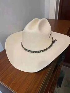 Chapeau de cowboy vintage Steson fait main, unisexe, 100% laine, à large bord, style Fedora, pour fête, extérieur, Mexique - Product Image 2