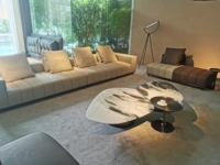 Leichte Luxus minimalist ische modulare Schnitts ofa Wohnzimmer möbel große Wohnung Hotel möbel Interieur VIP italienische Sofas