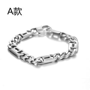 Tagor Cross-border <span class=keywords><strong>New</strong></span> Bracelet en acier inoxydable Hop Trend Men's Splicing Personality <span class=keywords><strong>Rock</strong></span> Hand Jewelry CE089 - Product Image 2