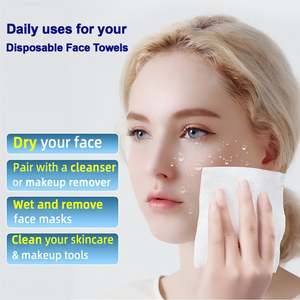 OEM Soft Disposable Viscose Tissue Comfortable Skin Towel for Makeup Remover Salon Spa Facial Towel Customizable Nonwoven - Product Image 4