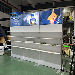 Tùy chỉnh đứng seg vải lightbox Frameless seg hộp đèn hiển thị với kệ Backlit hiển thị với sản phẩm giới thiệu - Product Image 5