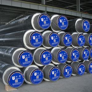 Directlt enterré souterrain PE-HD polyuréthane PU <span class=keywords><strong>mousse</strong></span> isolation thermique PU <span class=keywords><strong>mousse</strong></span> tuyau en acier <span class=keywords><strong>pour</strong></span> le chauffage et le refroidissement central - Product Image 2