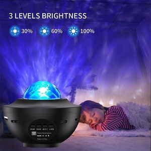 Proyector <span class=keywords><strong>de</strong></span> Estrellas LED <span class=keywords><strong>de</strong></span> Colores, Lámpara Nocturna con Reproductor <span class=keywords><strong>de</strong></span> <span class=keywords><strong>Música</strong></span> USB, Proyección <span class=keywords><strong>Romántica</strong></span> para Dormir, Lámpara <span class=keywords><strong>de</strong></span> Noche - Product Image 1