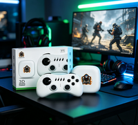 Manette de jeu rétro Y1 avec volant de course, 64 Go, 128 Go, plus de 40 000 jeux, sortie 4K HD, console de jeu portable, plus de 20 émulateurs, compatible arcade