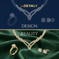 Étoile Pourpre De Mariage En Pierre Collier Et Bracelet Et Boucle D'oreille Et Bague Ensemble