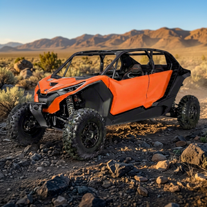 Vehículo Todoterreno Cf Moto ZFORCE Z10-4 Nuevo, Naranja y Negro, con Neumáticos Grandes, Diseño de Techo Abierto, Construcción de Plástico - Product Image 2